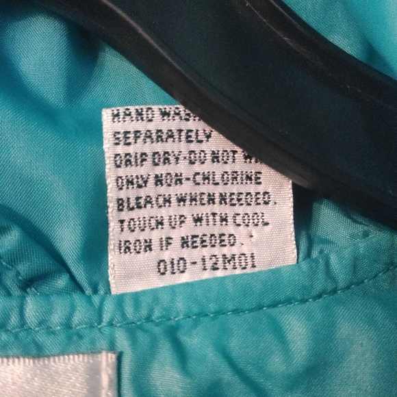Y2K Izod Lacoste 1/4 Zip Pullover Teal Hooded Windbreaker Jacket Large - Picture 5 of 8